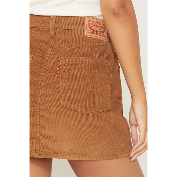NWT LEVI'S Women's Icon Corduroy Mini Skirt Size 26 - Picture 3 of 9